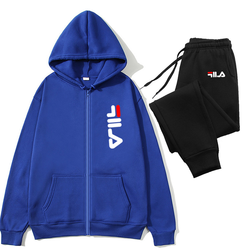 Winter Clothing For Men - Men's 2 Piece Tracksuit Zipper Cardigan