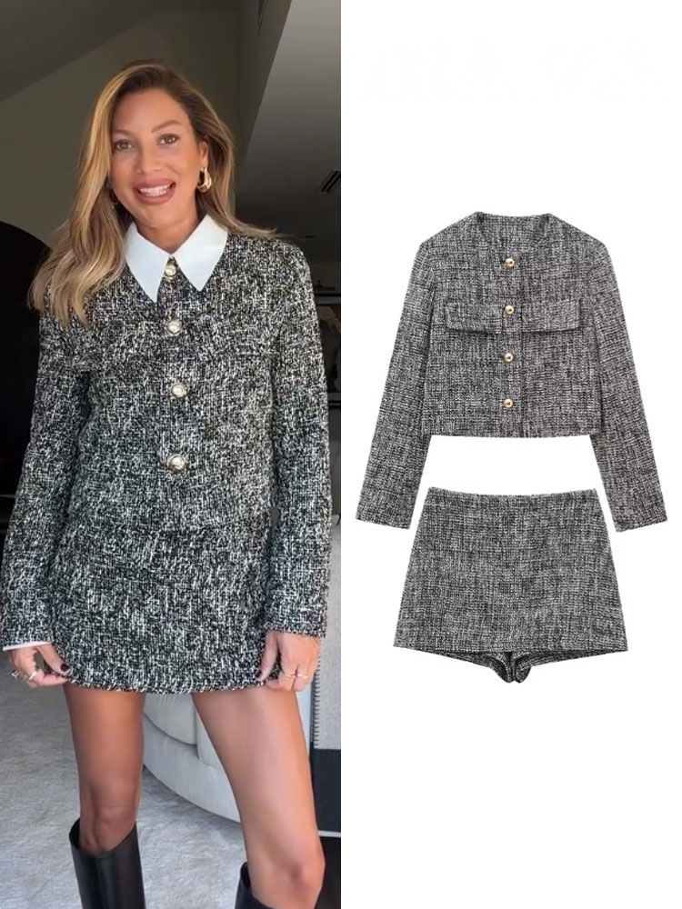 Winter Clothing Women Sale - HH Women 2 Piece Set Plaid