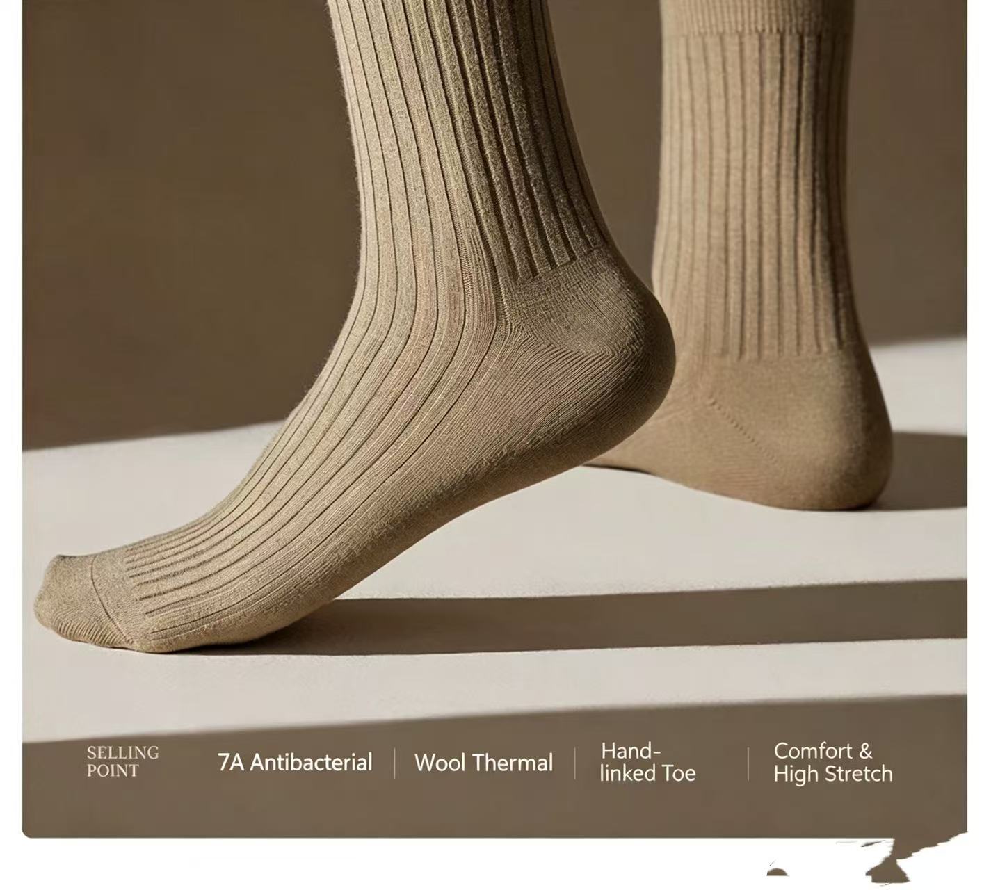 Thermal Sock Merino - 4 Pack 39% Merino Wool Hiking