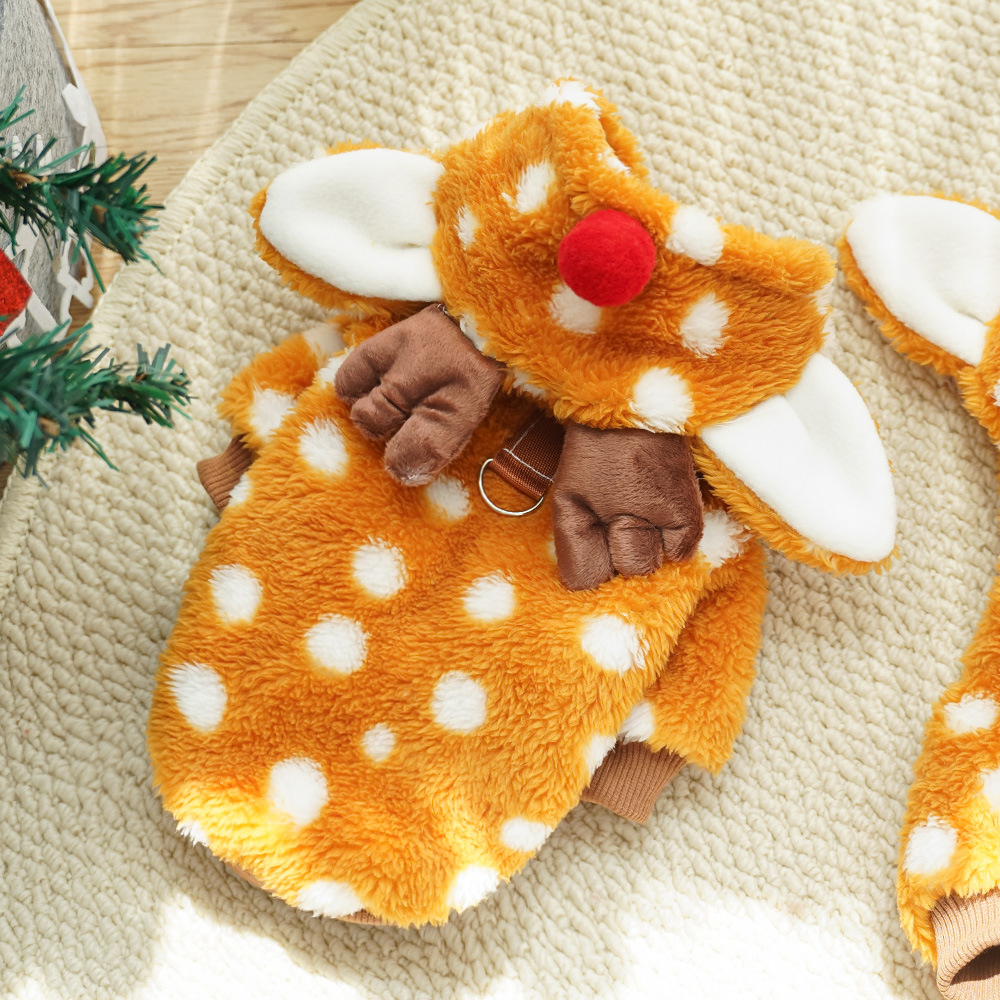 Cute Christmas Reindeer Pet Cl - огляд і ціна Winter Clothing Must Haves