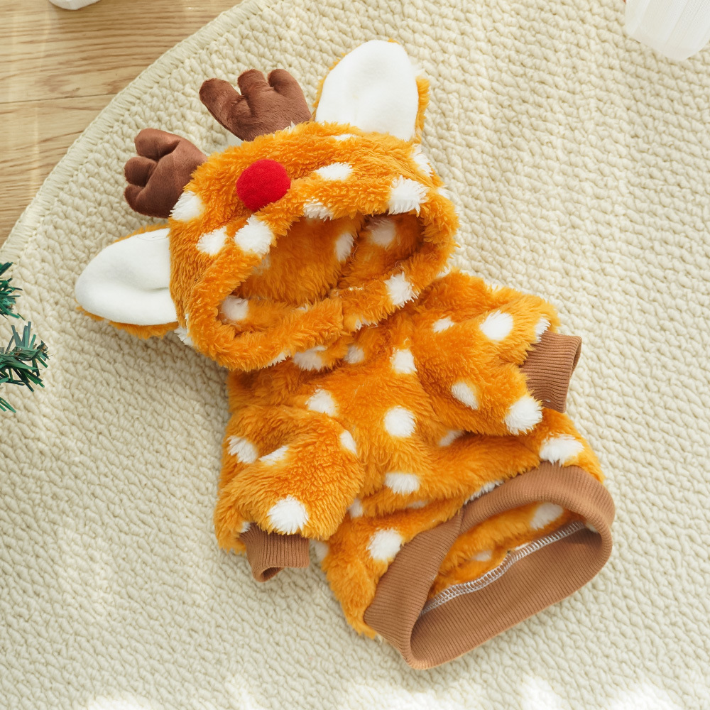 Cute Christmas Reindeer Pet Cl - огляд і ціна Winter Clothing Must Haves