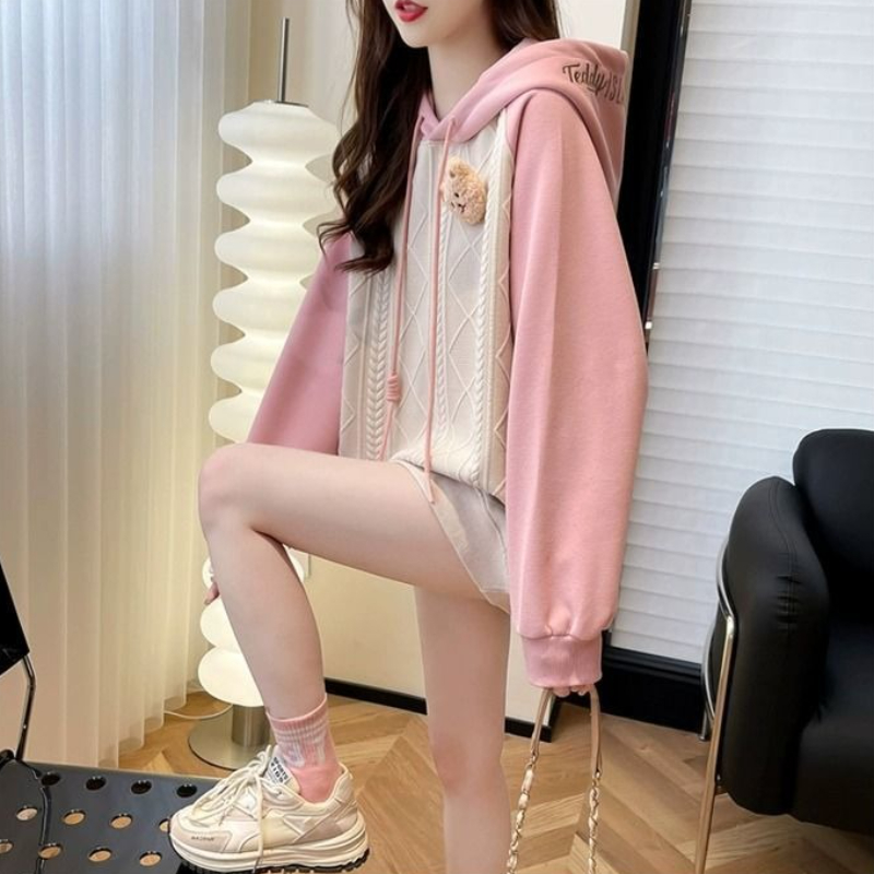 Pink Female Hooded Top Cute Y  - огляд і ціна Winter Clothing Essentials For Women