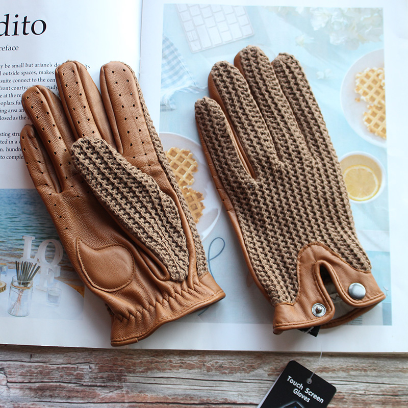 High Quality New Leather Men's - огляд і ціна Knit Glove Touch Screen