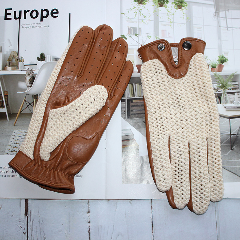 High Quality New Leather Men's - огляд і ціна Knit Glove Touch Screen
