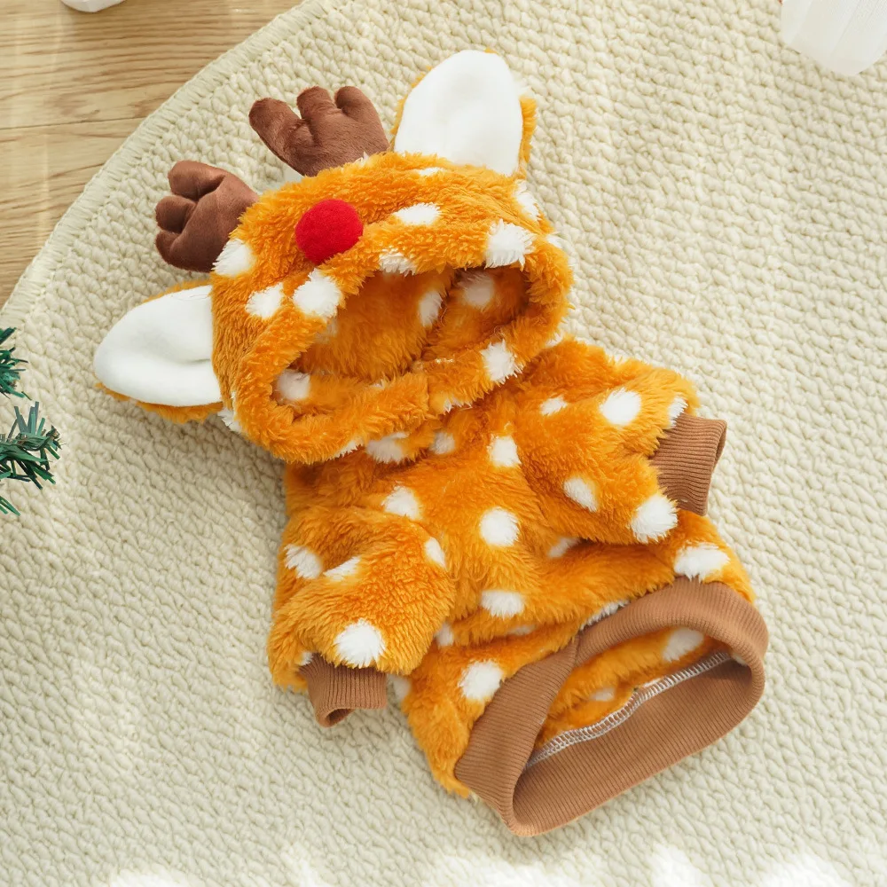 Cute Christmas Reindeer Pet Cl - огляд і ціна Winter Clothing Must Haves