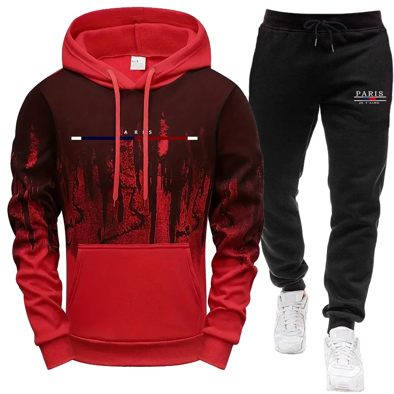 Men's Set/Hoodie/Pants Autumn  - огляд і ціна Winter Clothing For Men