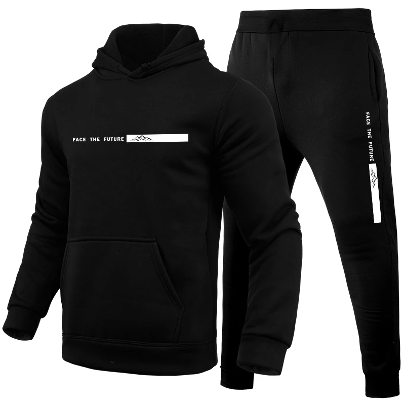 Men's Tracksuit Print Casual H - огляд і ціна Winter Clothing For Men