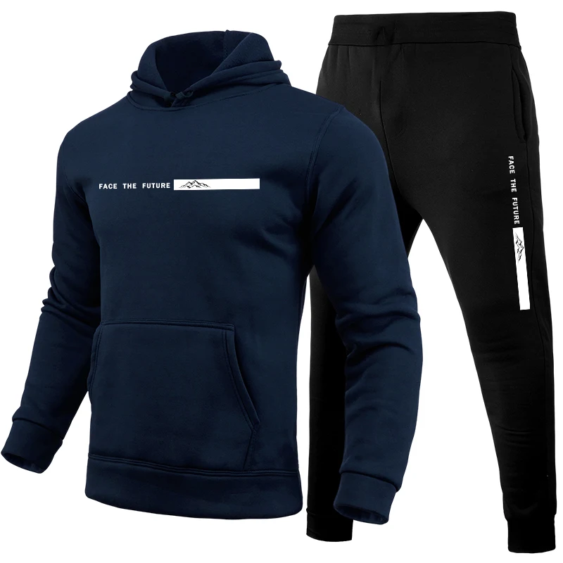 Men's Tracksuit Print Casual H - огляд і ціна Winter Clothing For Men