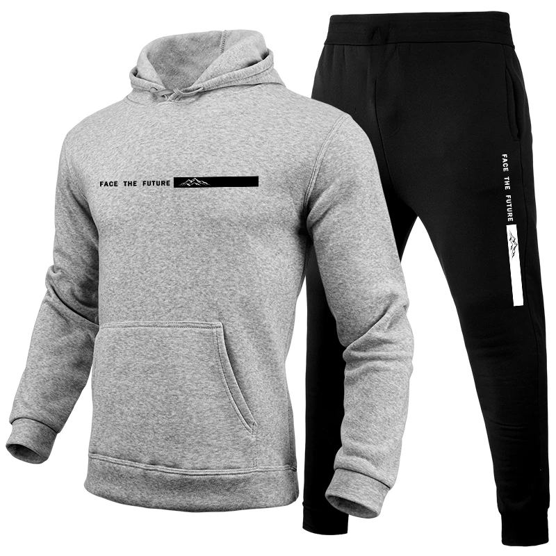 Men's Tracksuit Print Casual H - огляд і ціна Winter Clothing For Men
