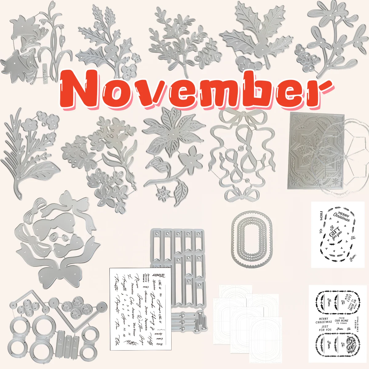 Winter Herbarium Labels Metal  - огляд і ціна Winter Clothing Label