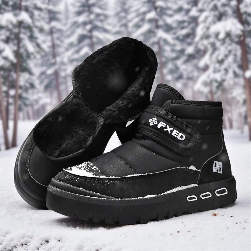 Autumn and Winter Warm Fur Men - огляд і ціна Snow Boot Fur Lined