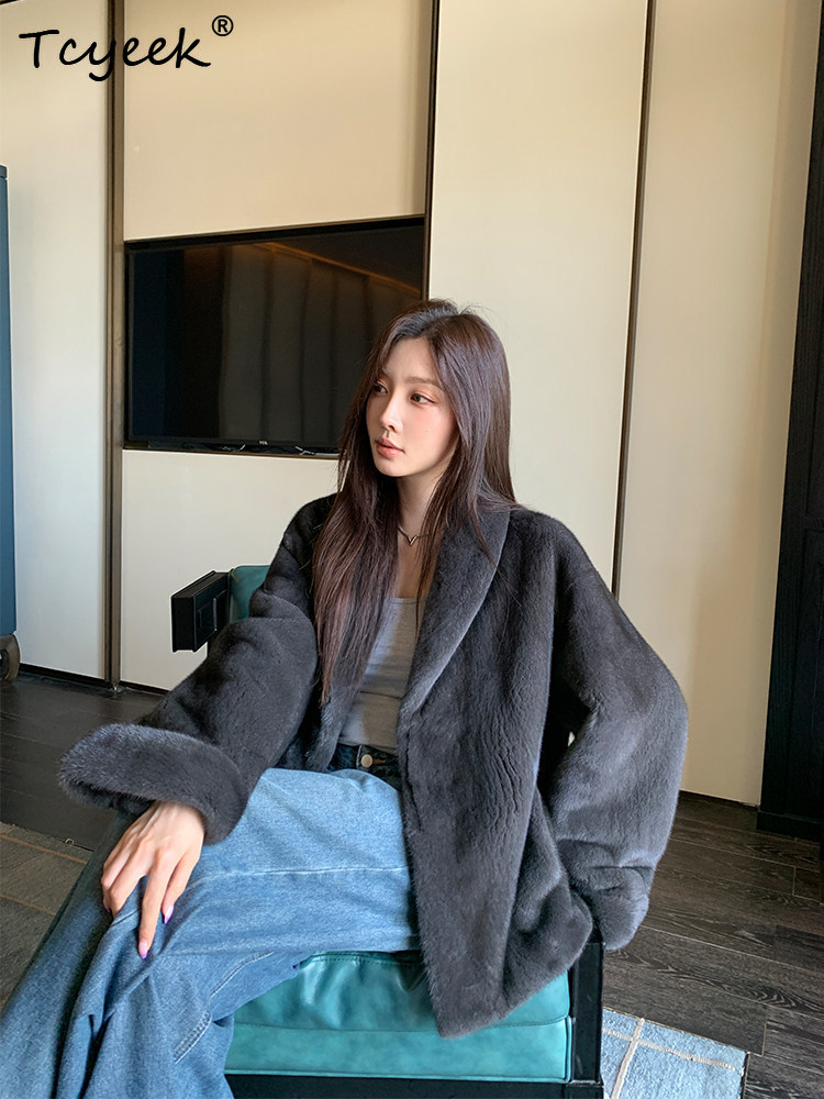 Tcyeek Natural Mink Fur Coat W - огляд і ціна Winter Clothing Label