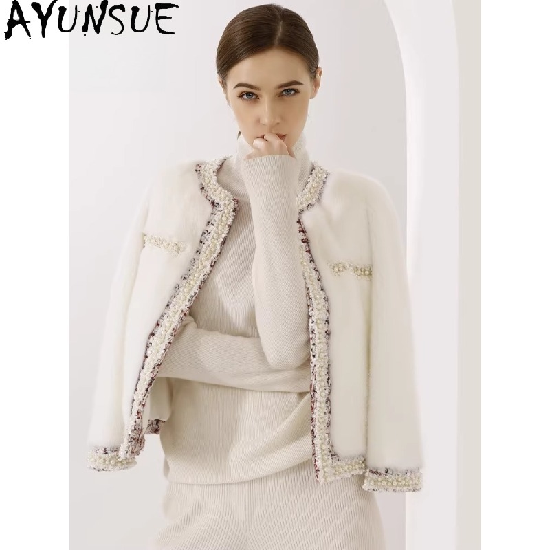 AYUNSUE Purple Label Mink Fur  - огляд і ціна Winter Clothing Label