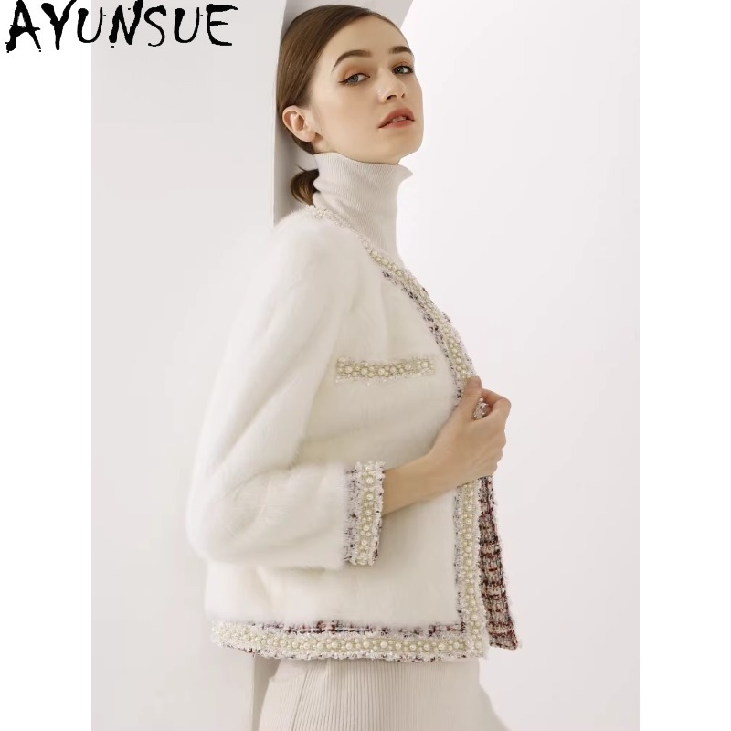 AYUNSUE Purple Label Mink Fur  - огляд і ціна Winter Clothing Label