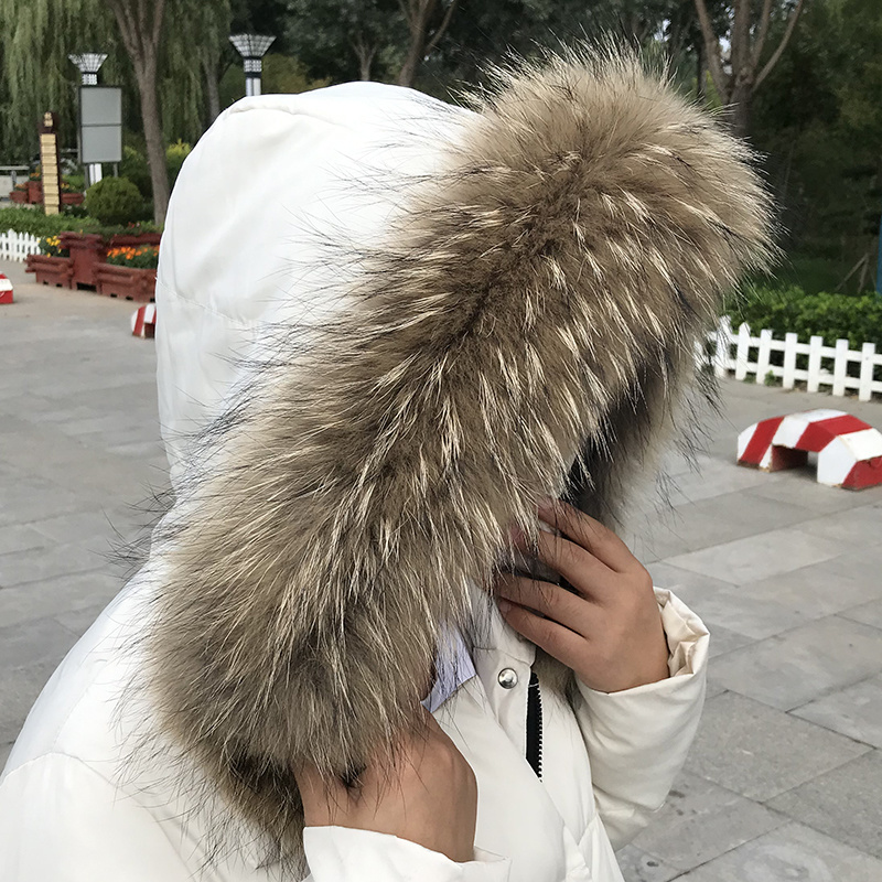 Real Fur Collar for Coat Parka - огляд і ціна Winter Clothing Women Sale