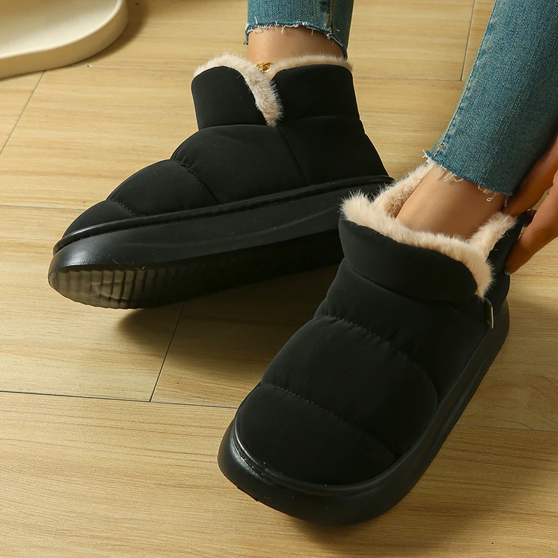 2027 Winter Non Slip Thick Sol - огляд і ціна Snow Boot Fur Lined