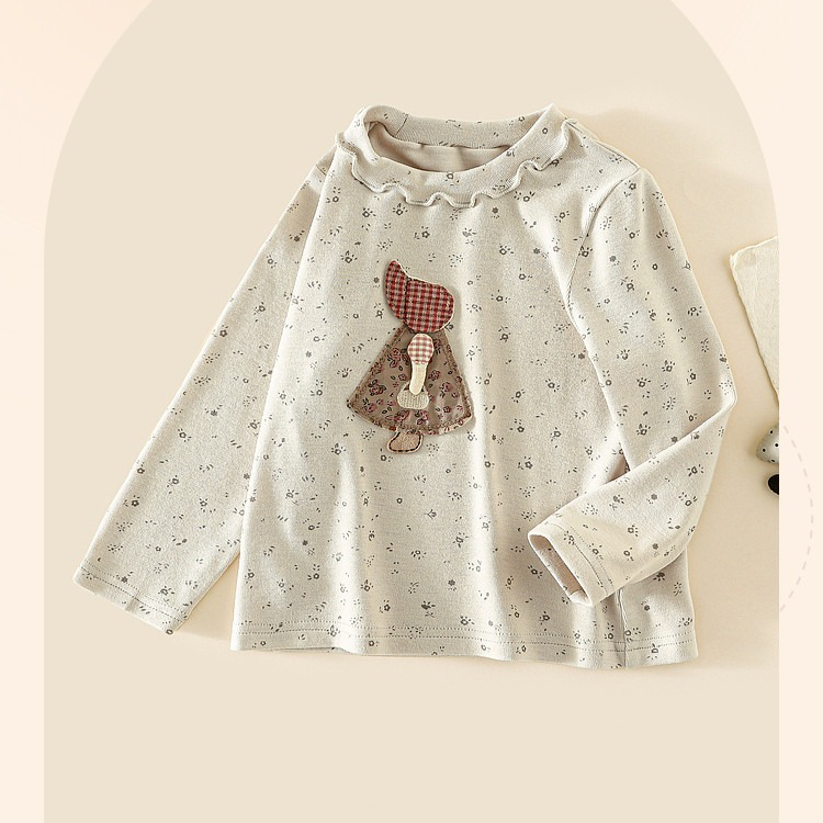 Girls T-shirt 2026 Autumn and  - огляд і ціна Winter Clothing Label