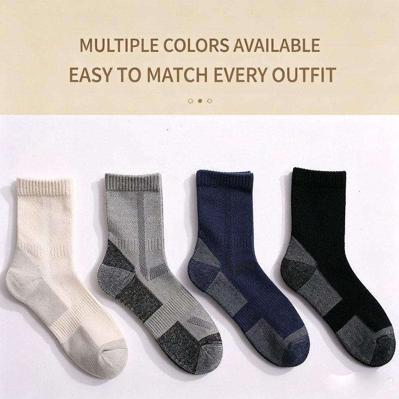 5PCS Men's Thick Merino Wool H - огляд і ціна Thermal Sock Merino