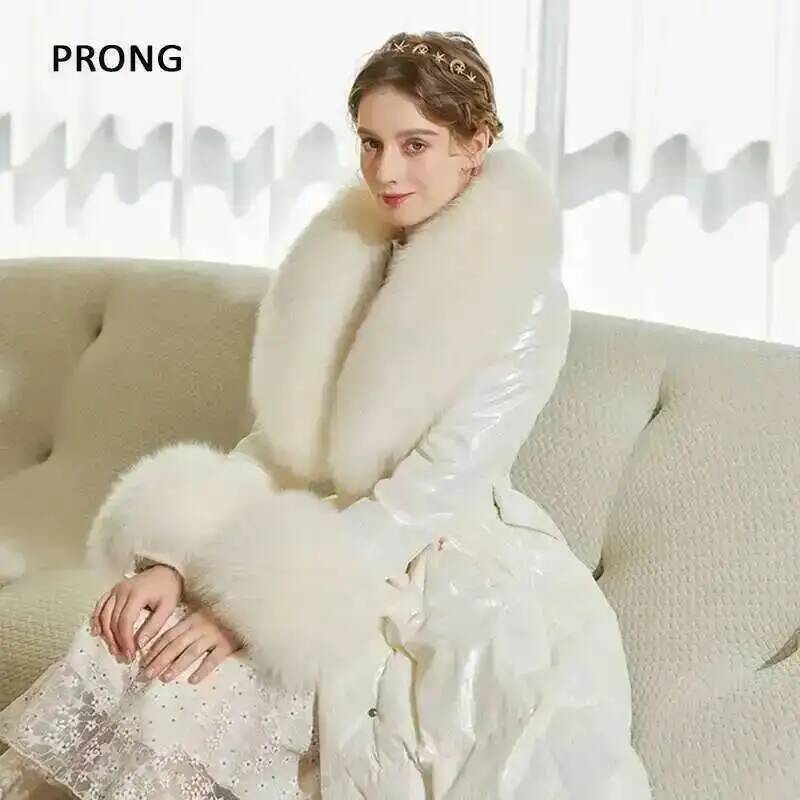 100% Real Fox Fur Collar Winte - огляд і ціна Winter Clothing Women Sale