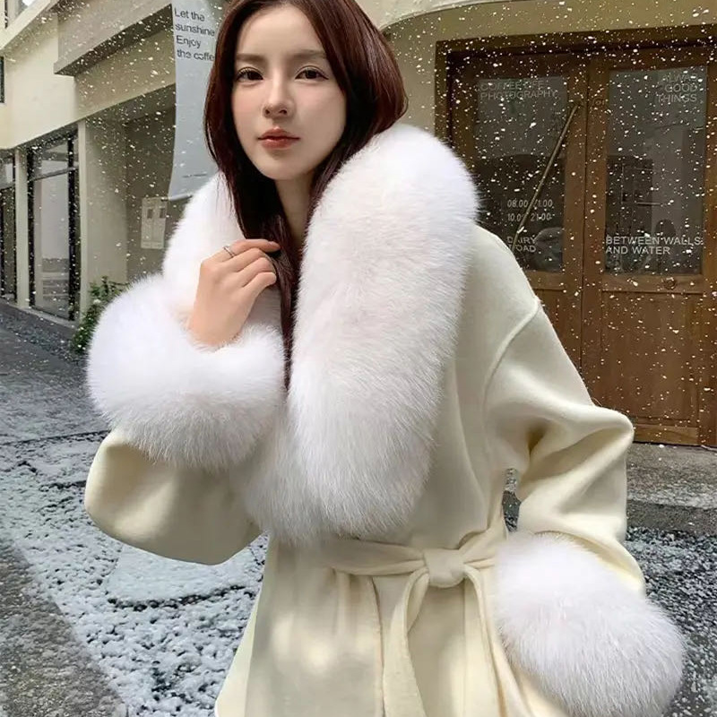 2025 Real Fox Fur Collar Winte - огляд і ціна Winter Clothing Women Sale