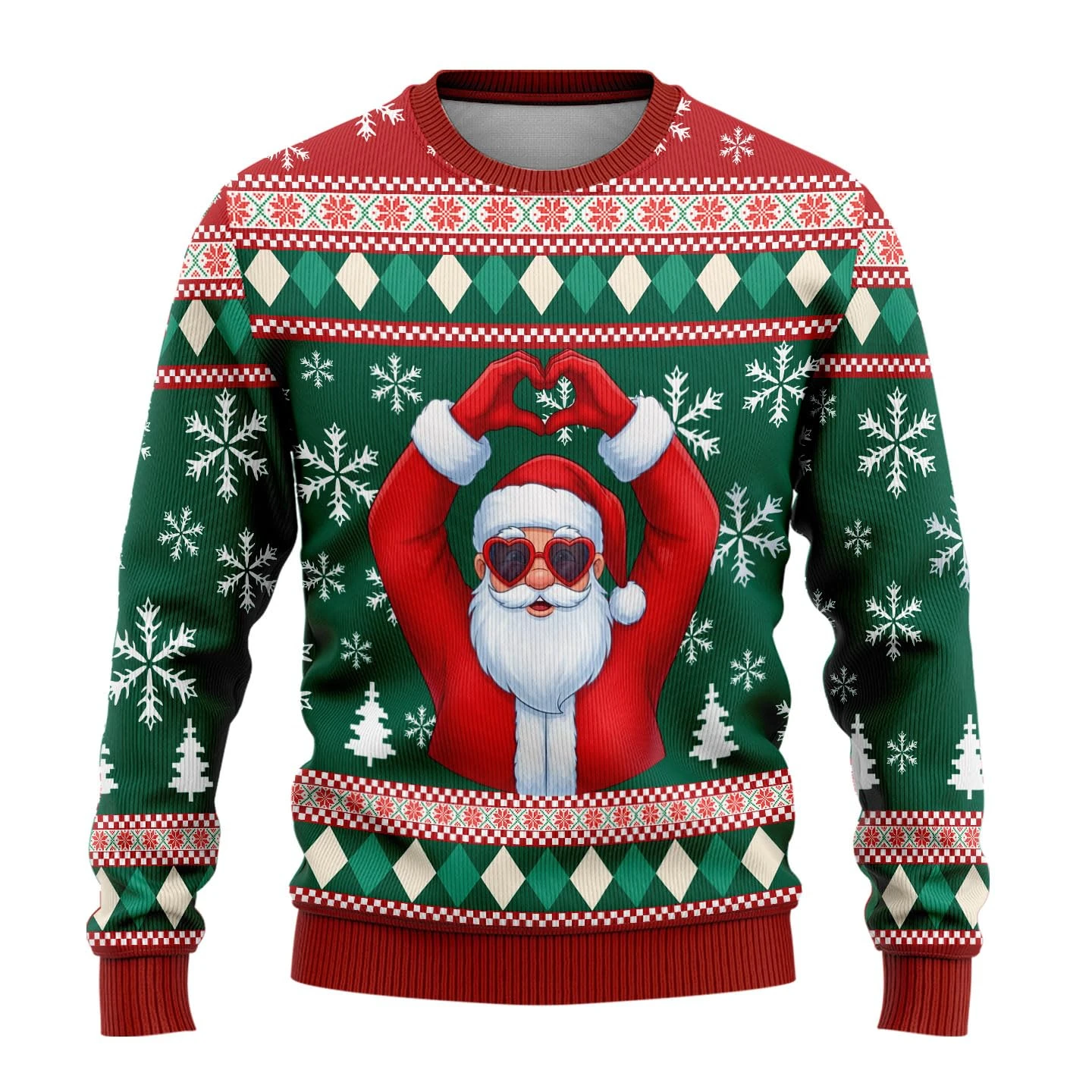 Christmas Cute Santa Claus Car - огляд і ціна Winter Clothing For Men
