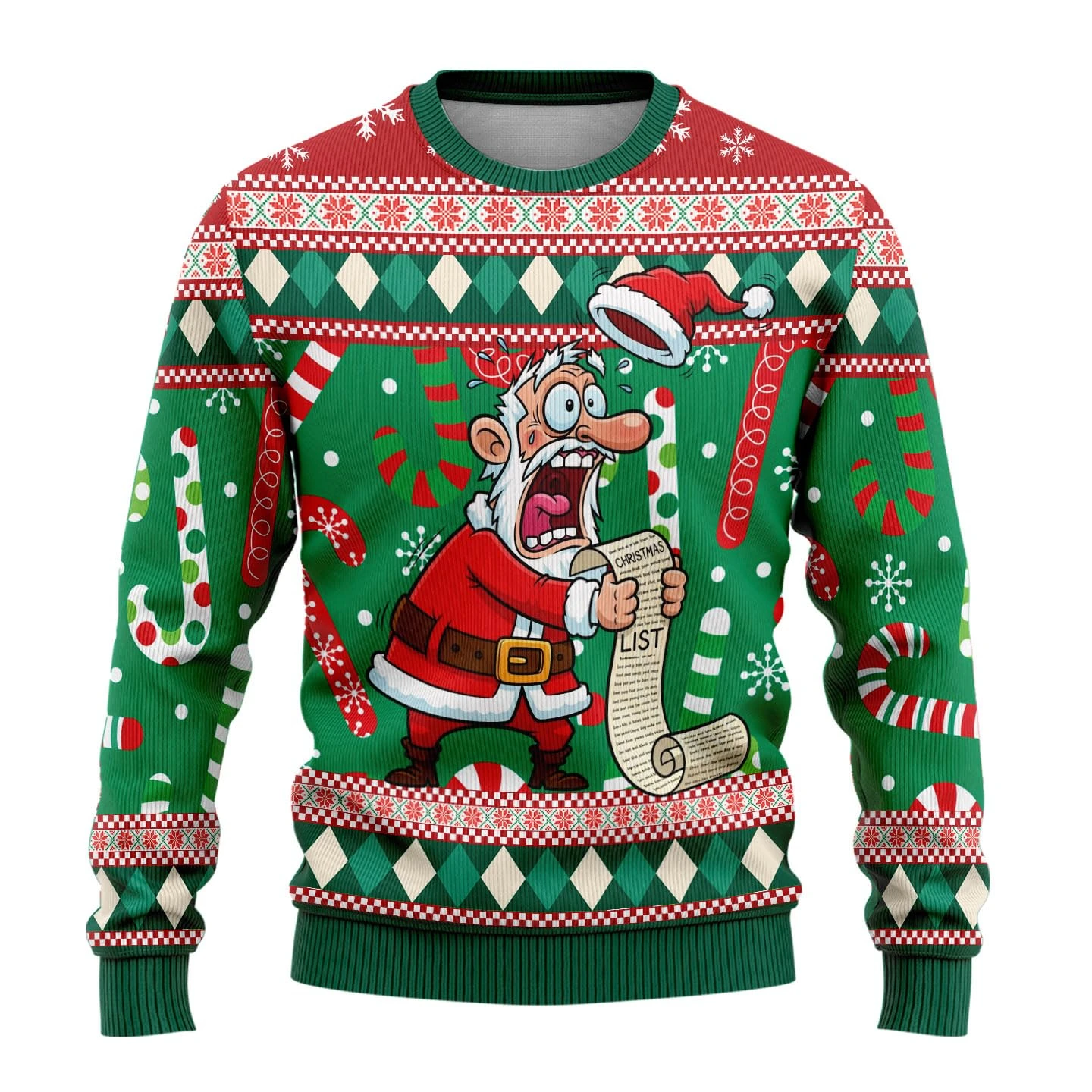 Christmas Cute Santa Claus Car - огляд і ціна Winter Clothing For Men