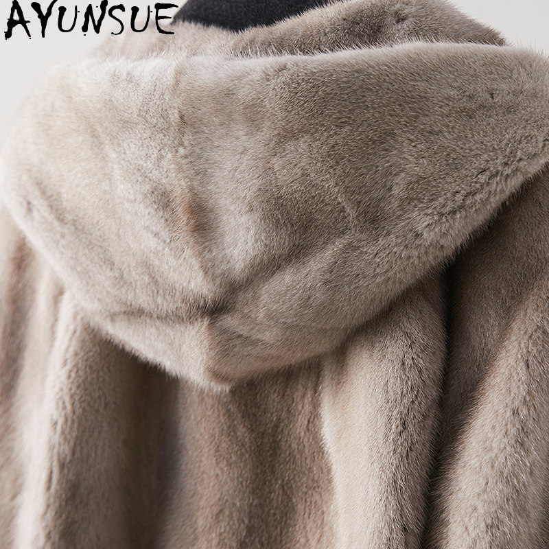 AYUSNUE Luxury Natural Mink Fu - огляд і ціна Winter Clothing Label