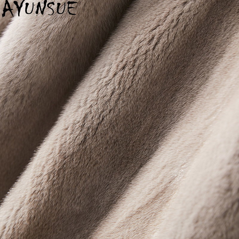 AYUSNUE Luxury Natural Mink Fu - огляд і ціна Winter Clothing Label