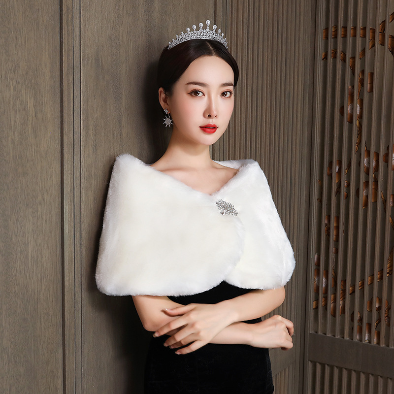 Women Bridal Shawl Wedding Cap - огляд і ціна Winter Clothing Women Sale