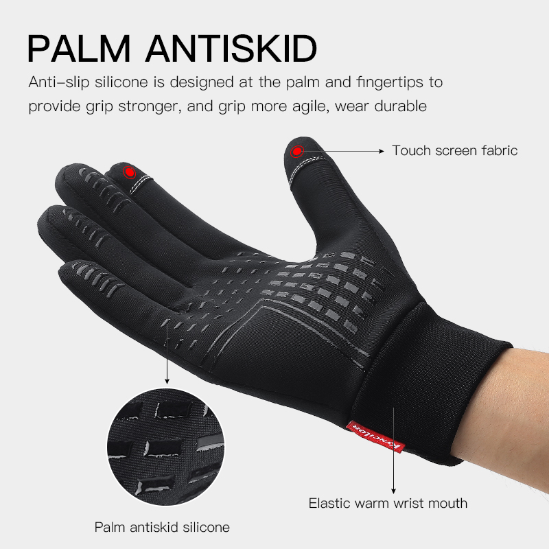 Winter Gloves For Men Waterpro - огляд і ціна Knit Glove Touch Screen
