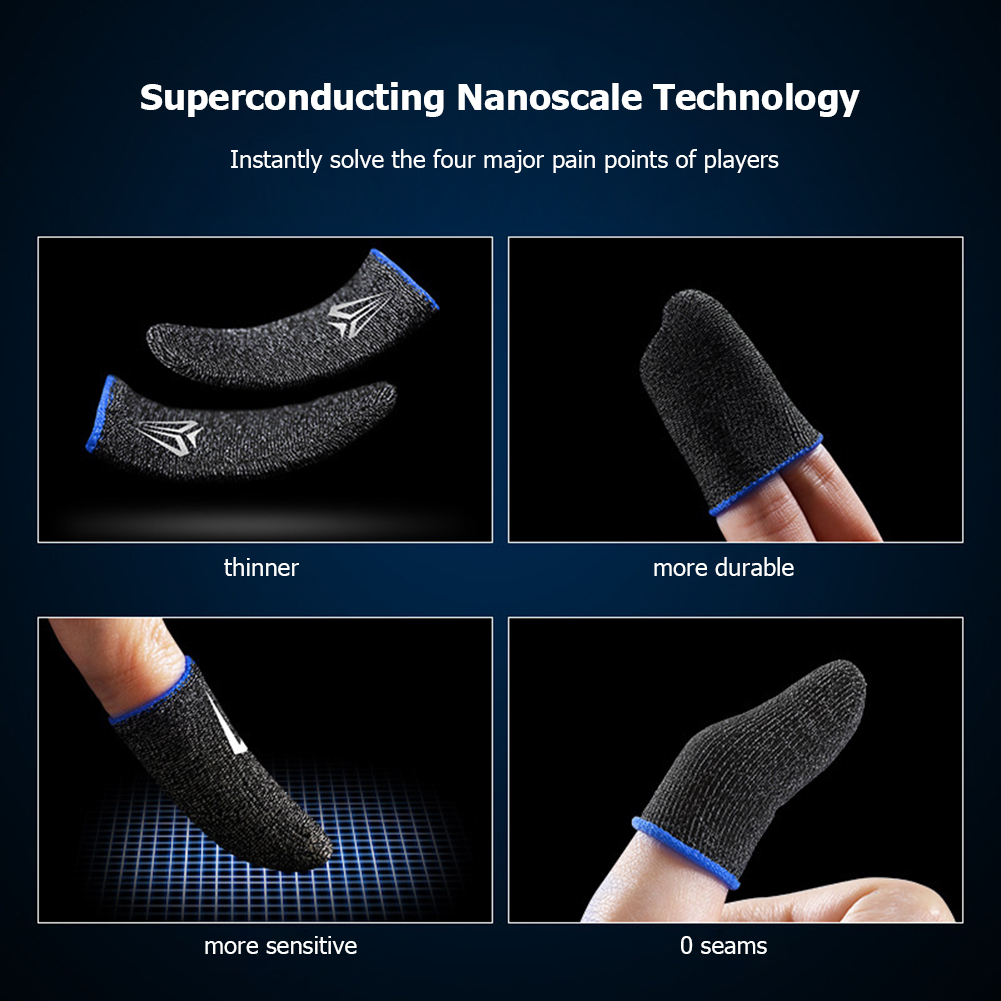 1 Pair Gaming Finger Sleeve Th - огляд і ціна Knit Glove Touch Screen